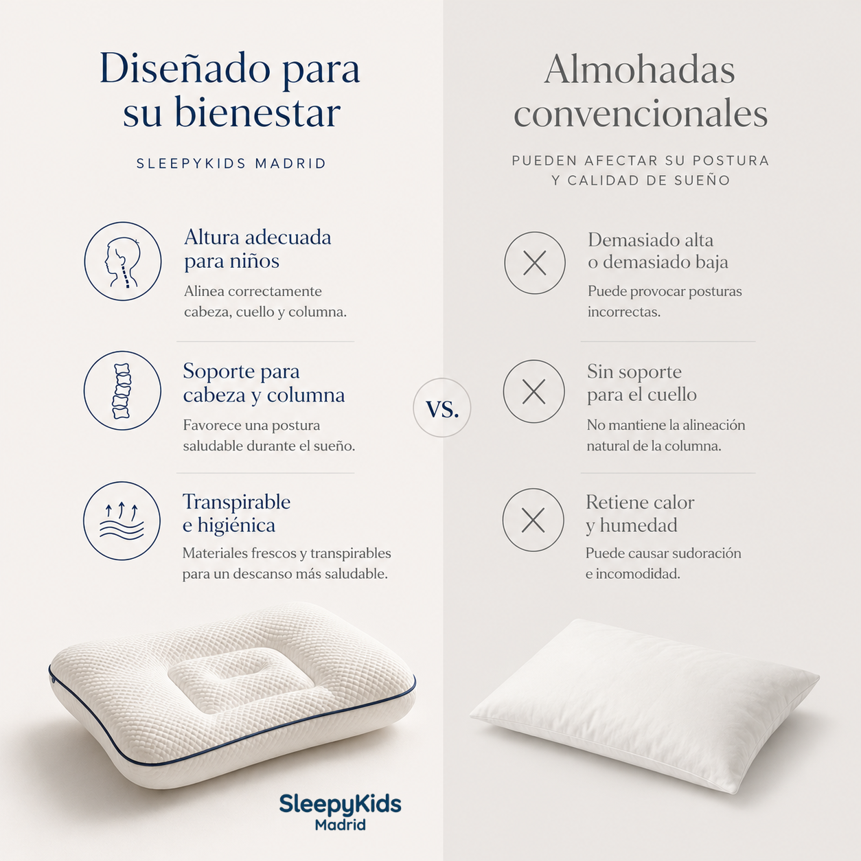 Almohada Ergonómica para Niños